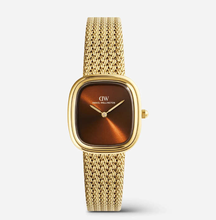 Margot Braided Mesh Amber Gold - DANIEL WELLINGTON