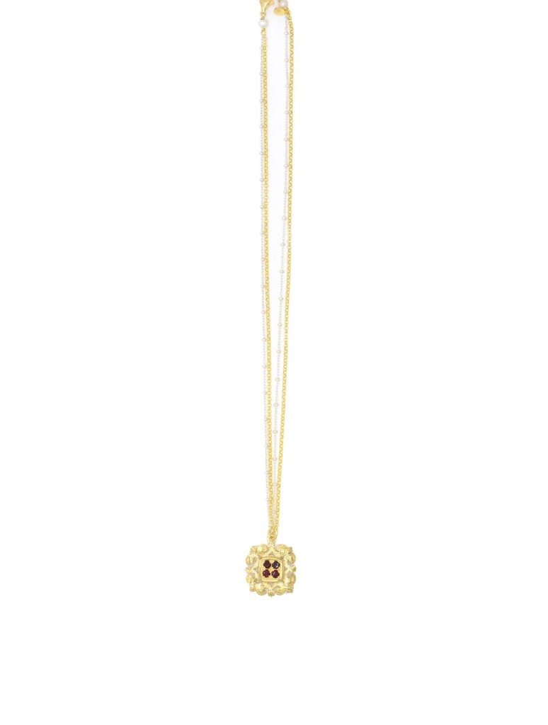 Collana Square Granato - SACRAMORE FIRENZE