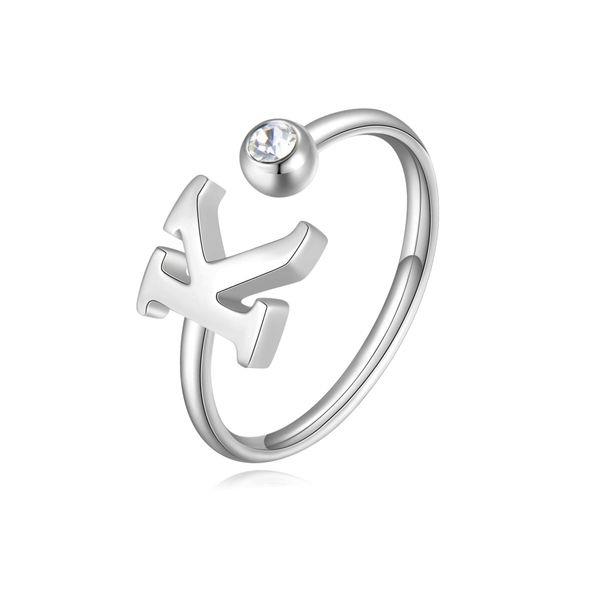 Anello S'agapò Click Lettera K - SAGAPO