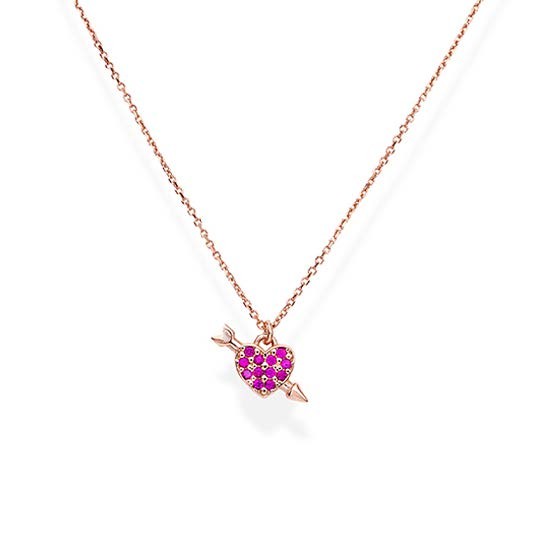 COLLANA FRECCIA PC CON CUORE - VERSARI ACCESSORIES
