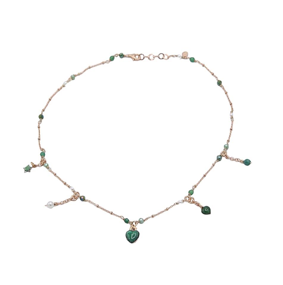 Collana Sacramore Firenze Green Heart - SACRAMORE FIRENZE