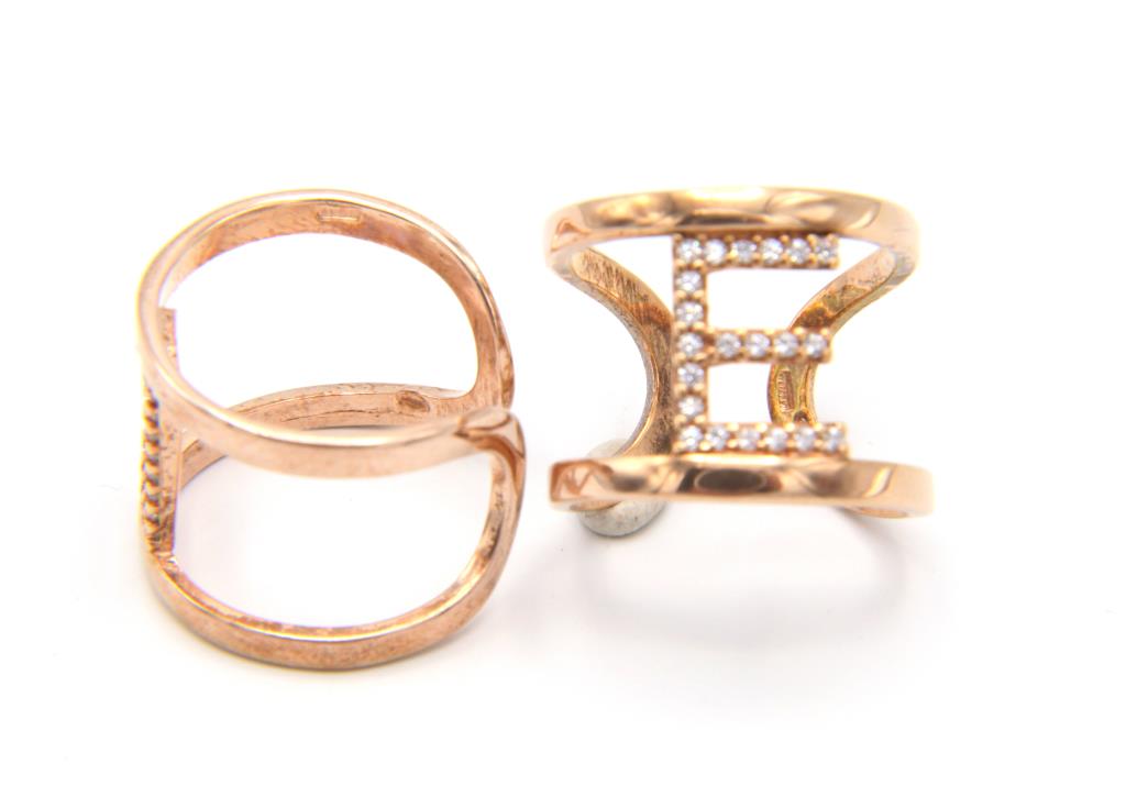 Anello Lettera E - LORENZO SEGONI SILVER