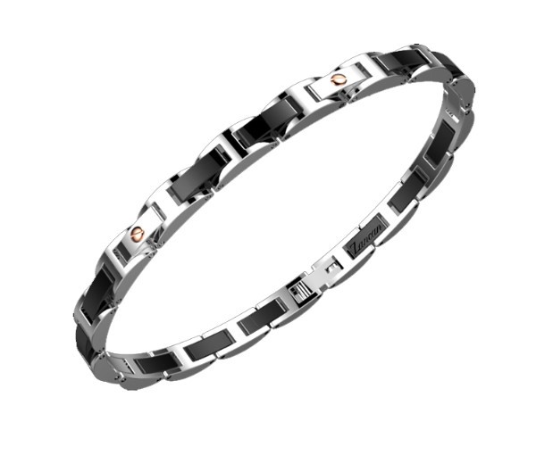 Bracciale Zancan da uomo in acciaio - ZANCAN