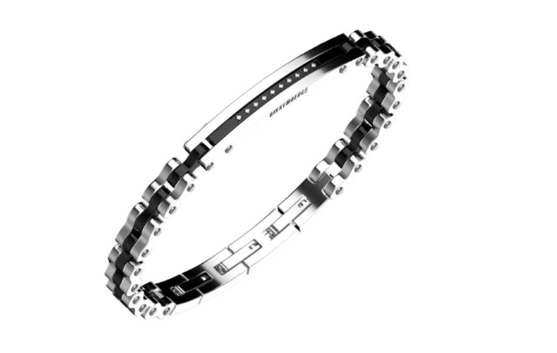 Bracciale Bikkembergs Uomo Classic 10 Diamanti - BIKKEMBERGS
