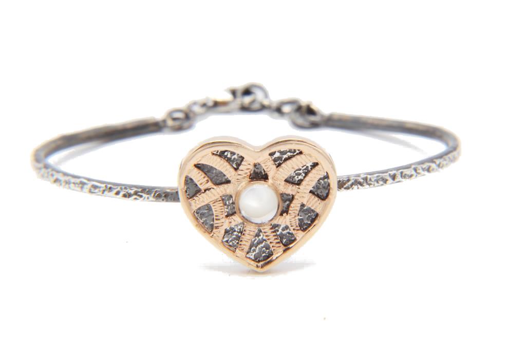 Bracciale Rigido Cuore Sacramore Firenze  - SACRAMORE FIRENZE