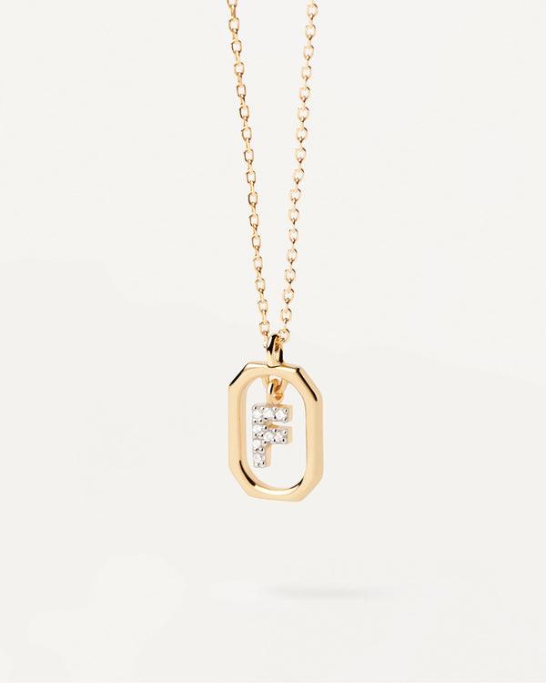 Collana PDPaola Lettera Mini F - PDPAOLA