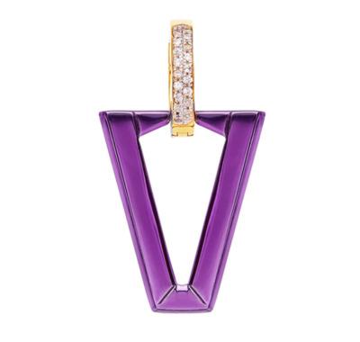 Mono Orecchino Uali Metallic Violet Valentina Ferragni - VALENTINA FERRAGNI