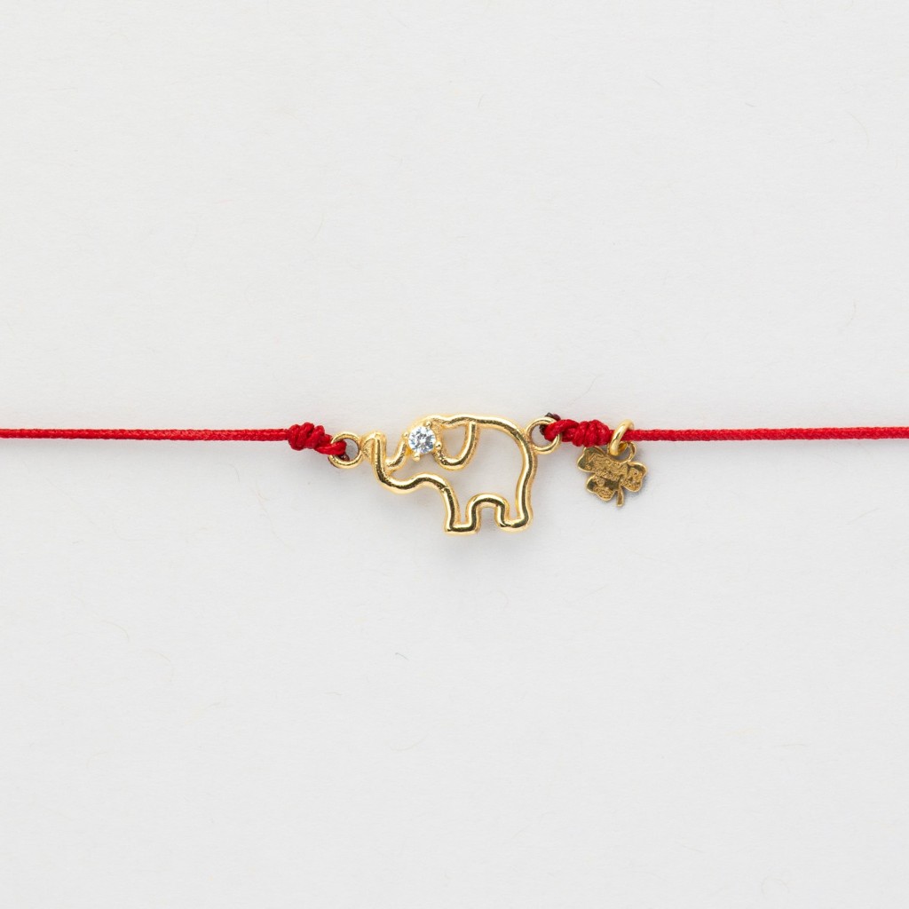 Bracciale Cordino Elefante Filo - VERSARI ACCESSORIES