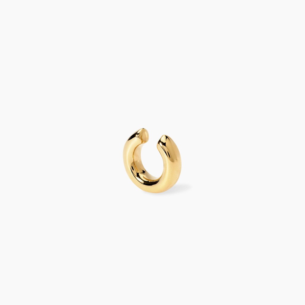 Orecchino ear cuff in acciaio dorato - KIDULT