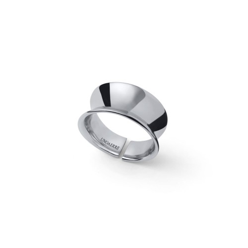 Anello a fascia argentato - UNOAERRE