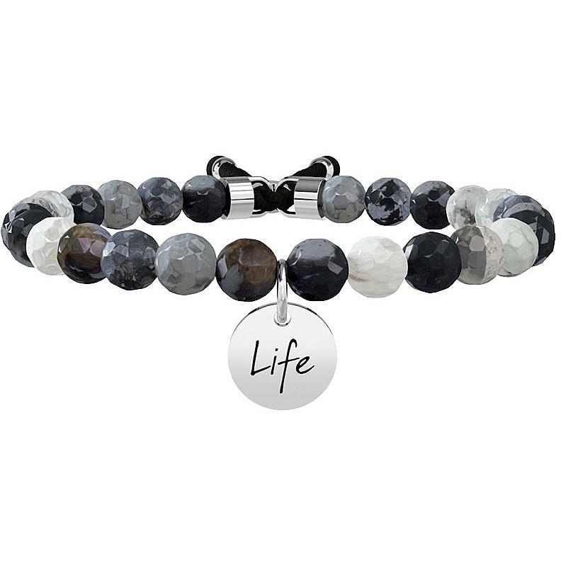 Bracciale Gioielli Kidult Symbols Agata Nera - KIDULT