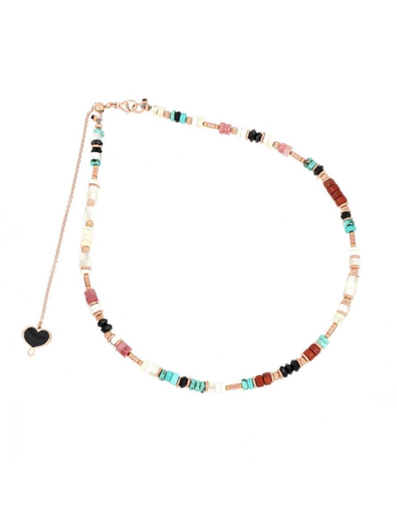 Collana Girocollo Maman et Sophie pietre Mix - MAMAN ET SOPHIE