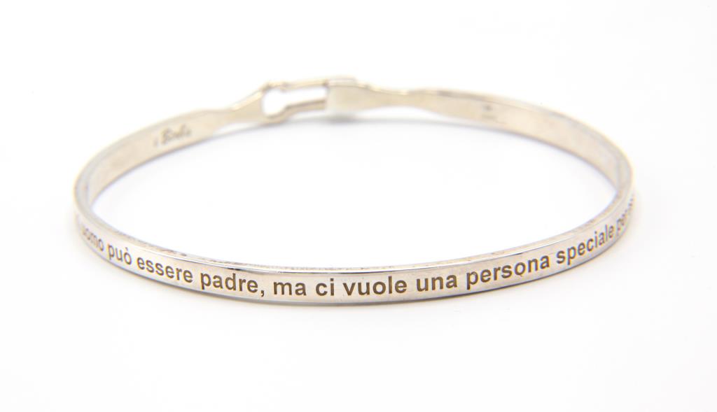 Bracciale Con Frase - LORENZO SEGONI SILVER