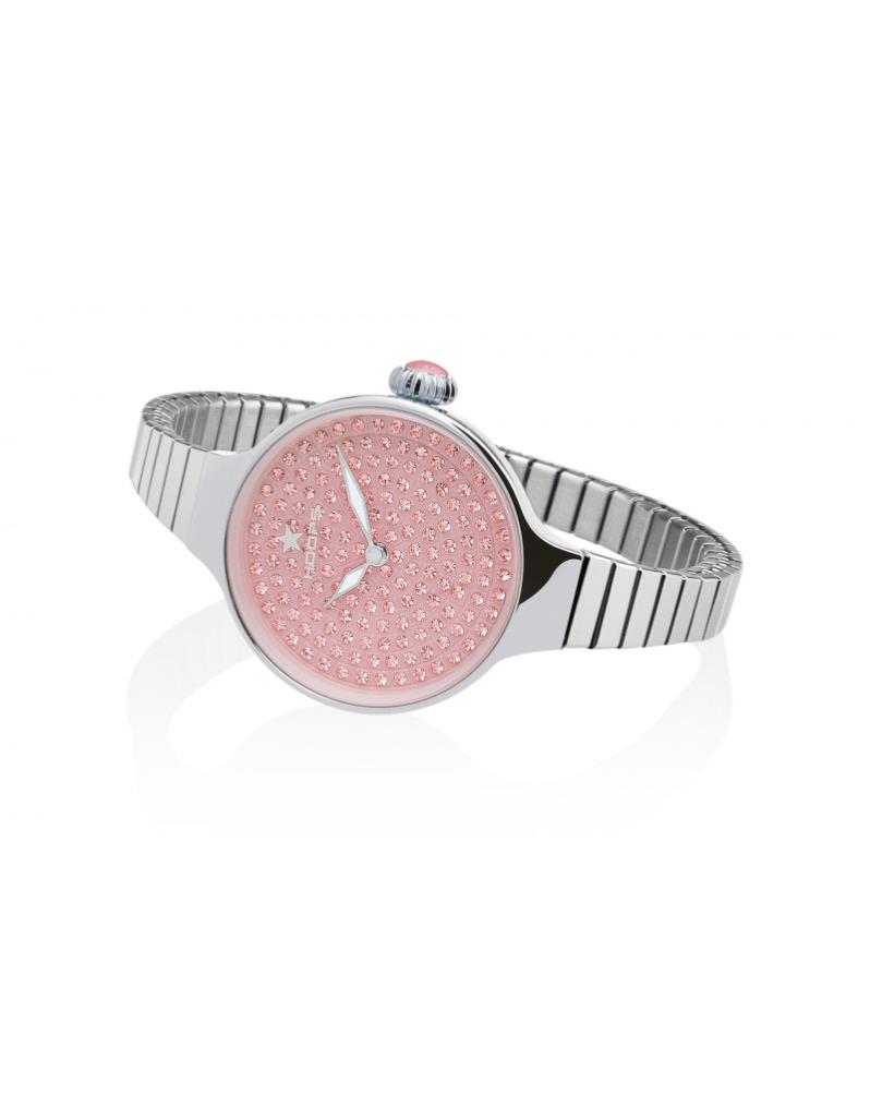 Orologio Hoops Cherie Elastic Silver/Rosa - HOOPS