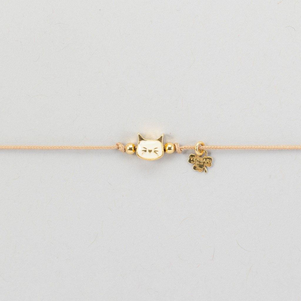 Bracciale cordino gatto - VERSARI ACCESSORIES