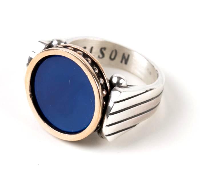 Anello Nelson Kichwa Grande Blu - NELSON
