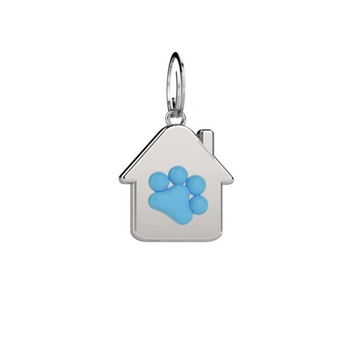 Medaglina Pets Liu Jo Acciaio Casa Zampa Azzurra LJP003 - 