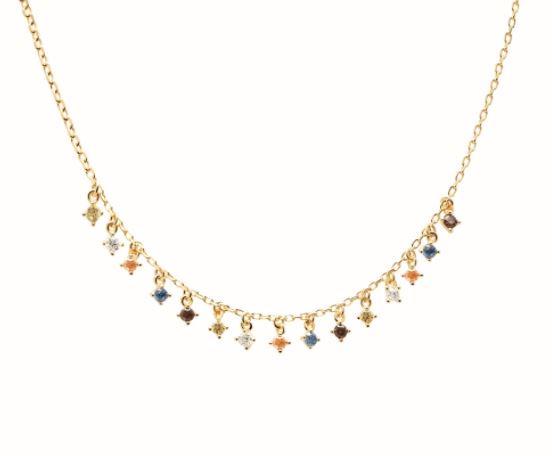 Collana Willow Con Pietre Multicolor - PDPAOLA