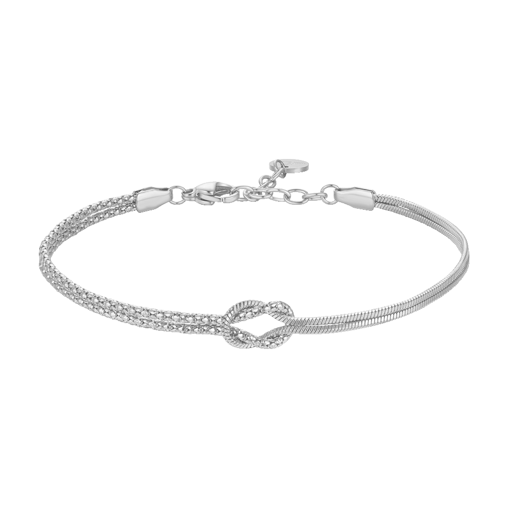 Luca Barra bracciale uomo in acciaio con nodo - LUCA BARRA