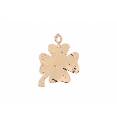 CIONDOLO ARG 925% MARTELLATO QUADRIFOGLIO - RUE DES MILLE