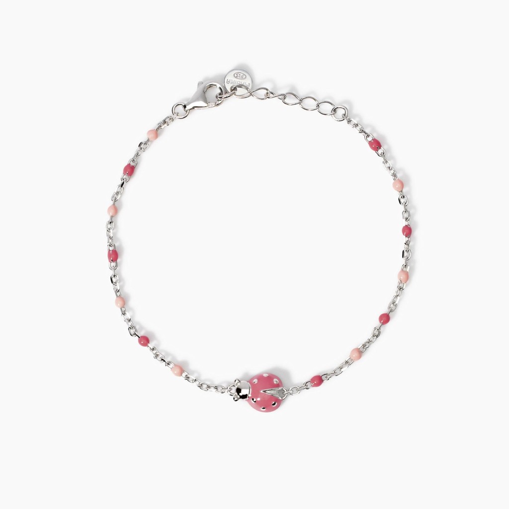 Bracciale da bimba con coccinella - MABINA