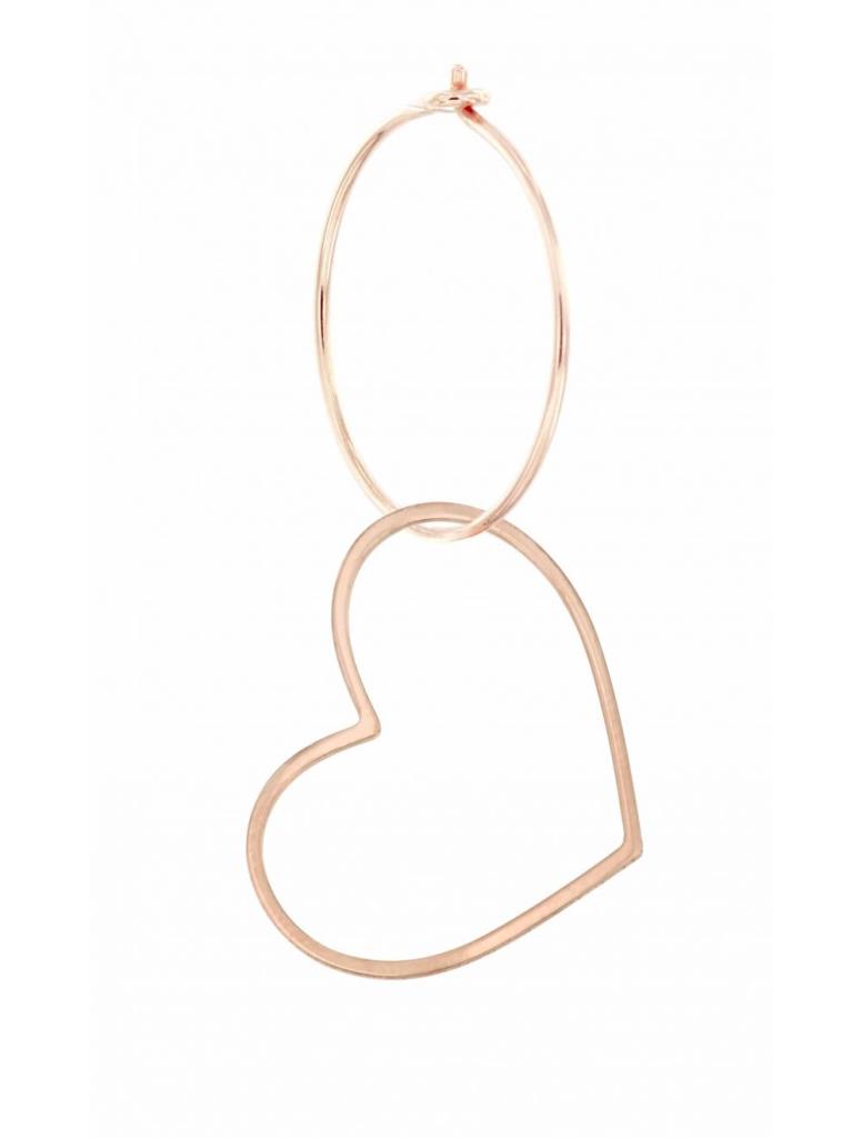 Mono Orecchino Maman et Sophie Cuore Traforato Pendente - MAMAN ET SOPHIE