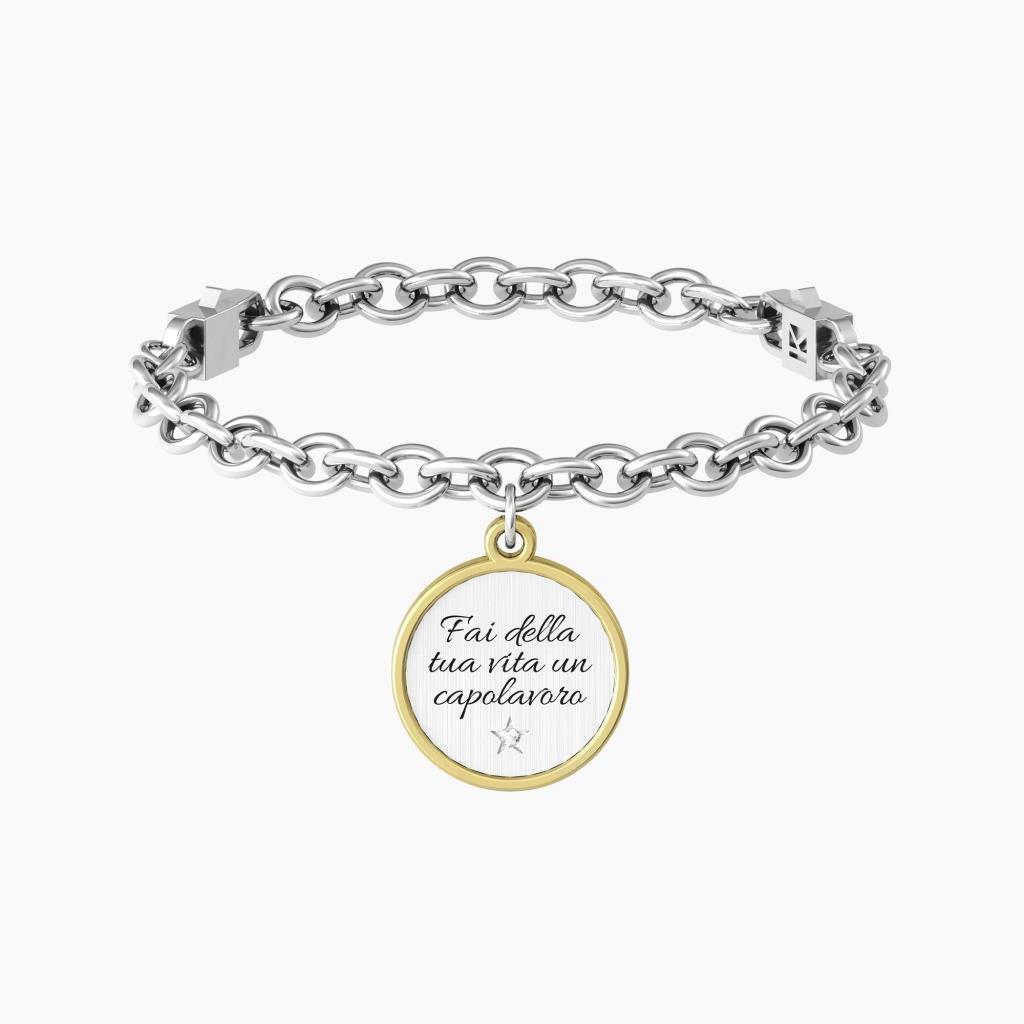 Bracciale Kidult  " Fai della tua vita un capolavoro" - KIDULT