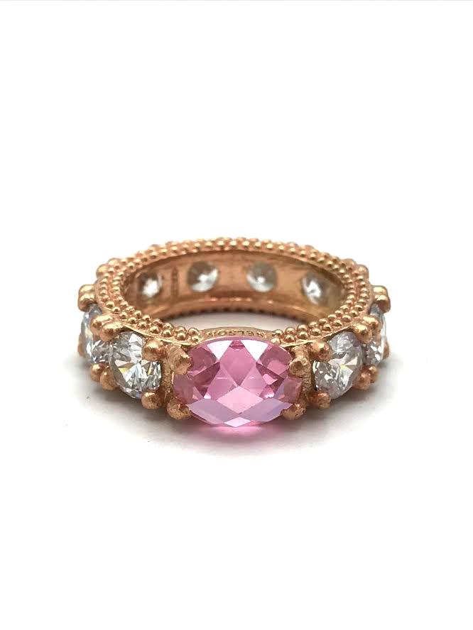Anello Nelson Marrakech Rosa/Bianco - NELSON