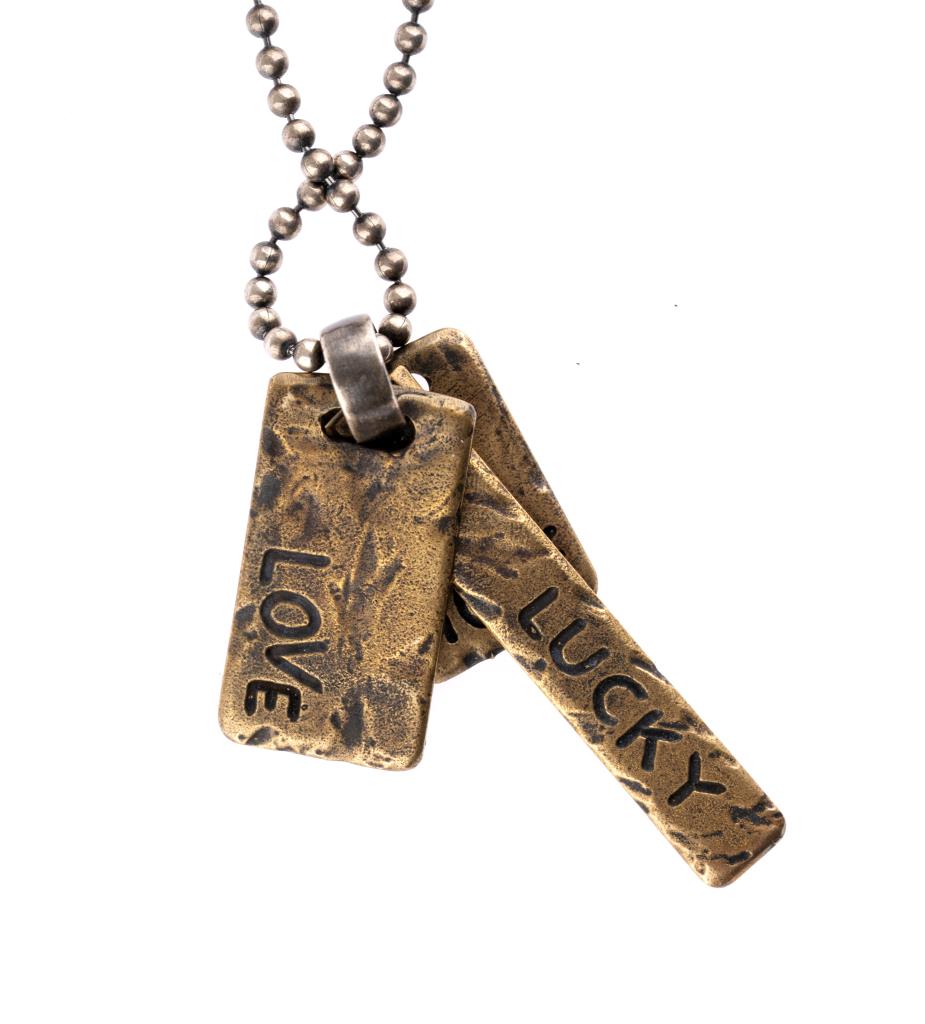 Collana Amantide Tre Targhette - AMANTIDE