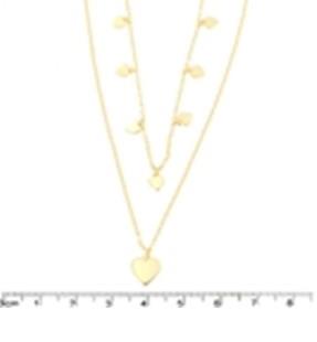 Collana Doppia Con Cuori Alternati - LORENZO SEGONI SILVER