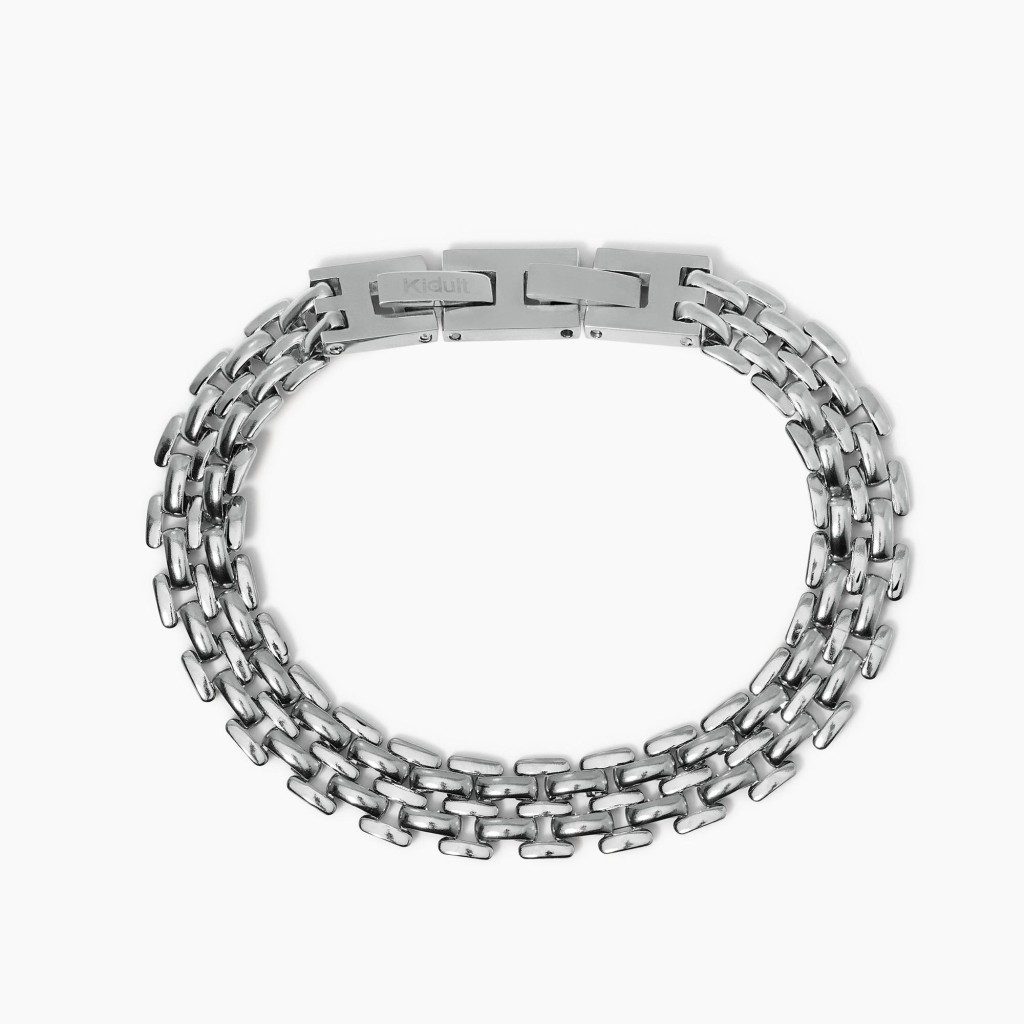 Bracciale in acciaio con catena panther - KIDULT