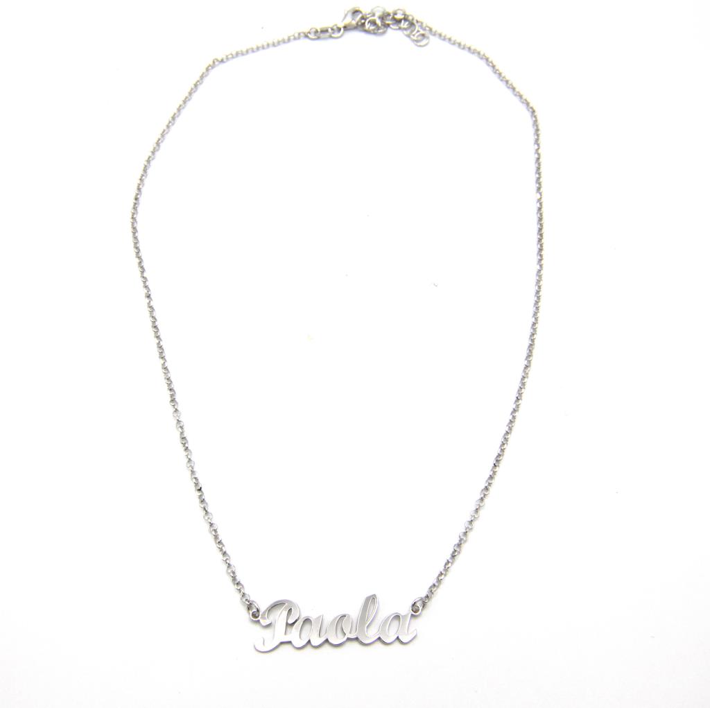 Collana Con "Nome" Personalizzabile - LORENZO SEGONI SILVER