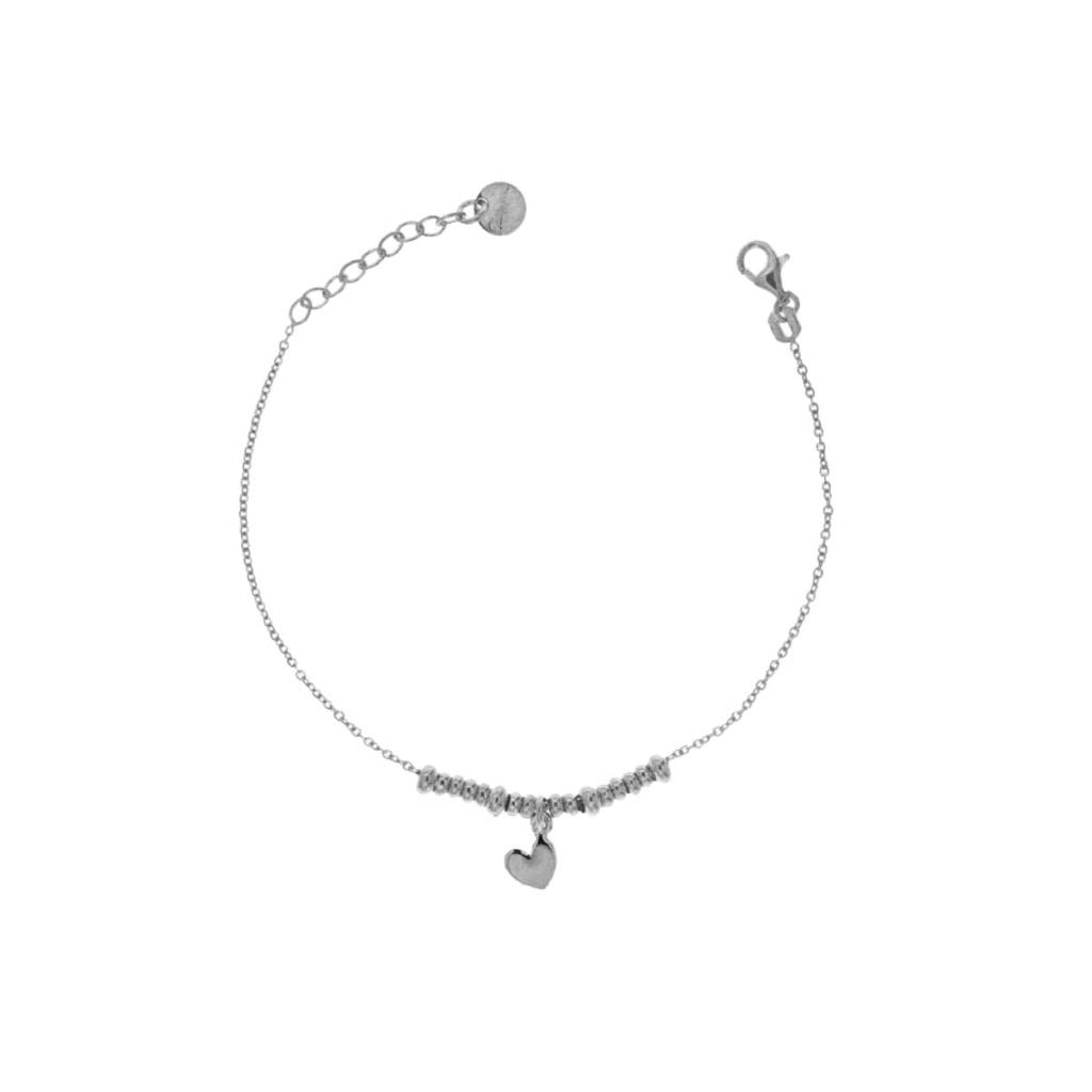 Bracciale Rue Des Mille Micro Anelli E Cuore - RUE DES MILLE