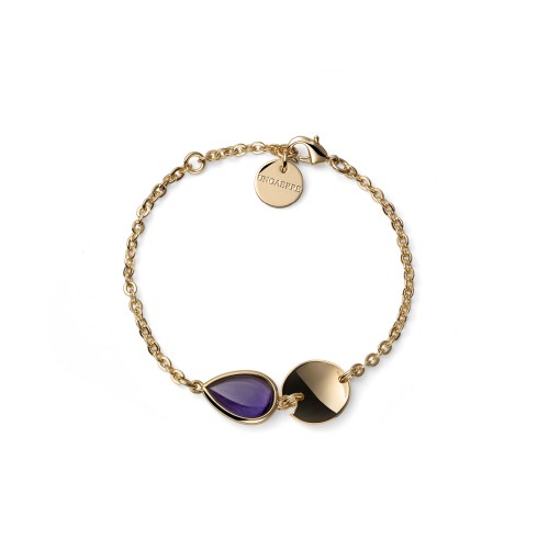 Bracciale Lux goccia viola - UNOAERRE