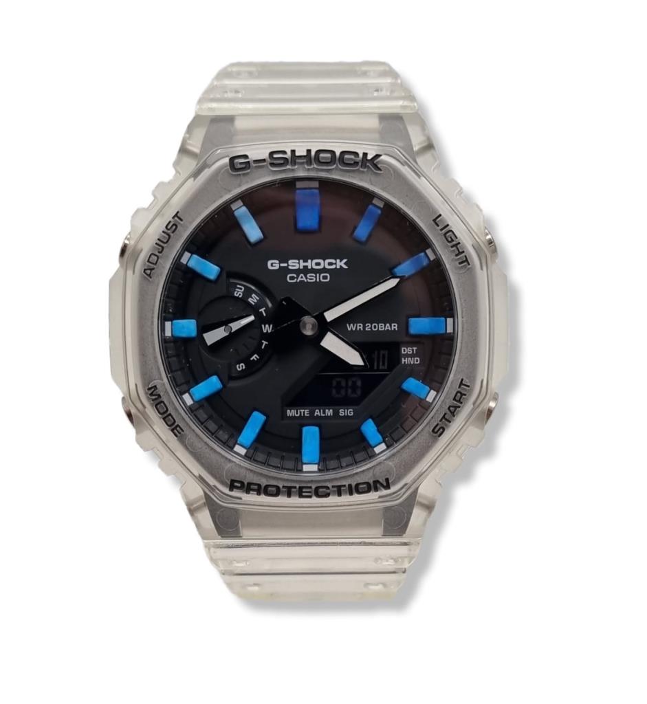 Casio G-Shock Skeleton-Blue LS Handcrafted Edition - CASIO