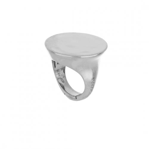 Anello in argento bianco Big Unoaerre  - UNOAERRE