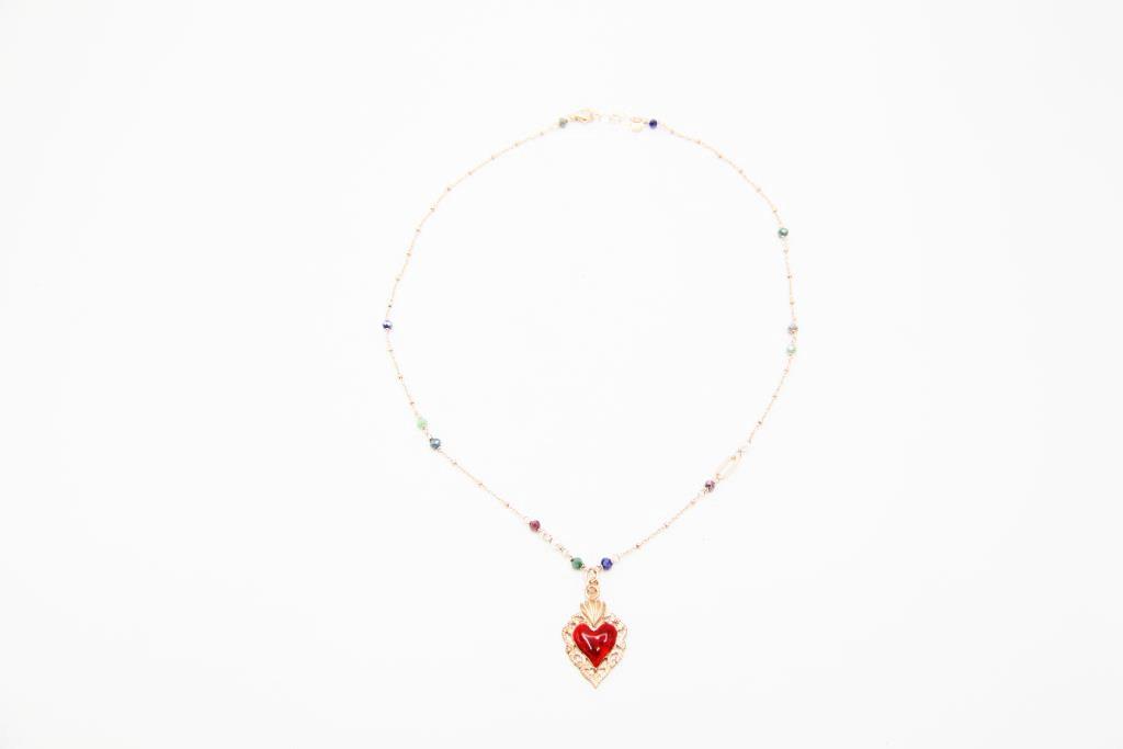 Collana Sacramore Firenze Cuore Rosso - SACRAMORE FIRENZE