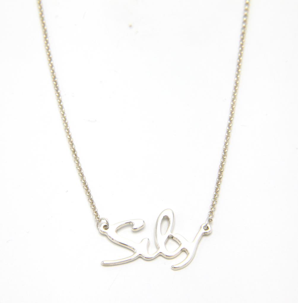 Collana Con Nome Personalizzabile - LORENZO SEGONI SILVER