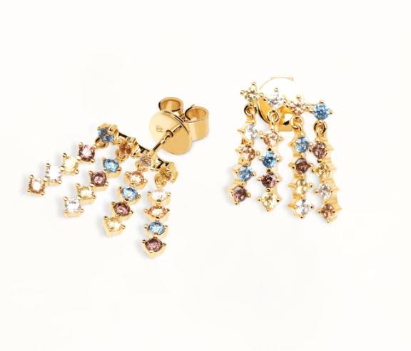 Orecchini Willow P D Paola Con pietre multicolor - PDPAOLA