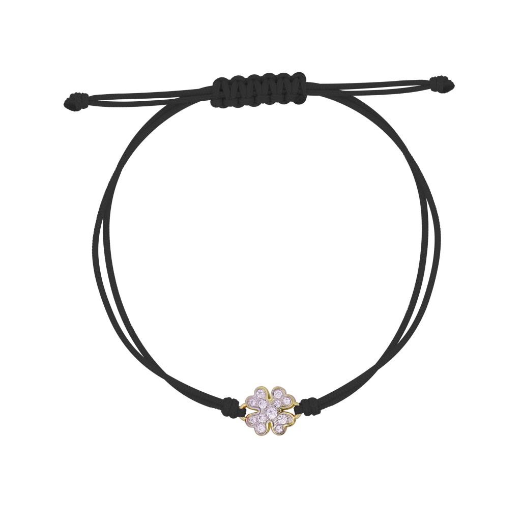 Bracciale Rue Des Mille Cordino Quadrifoglio - RUE DES MILLE
