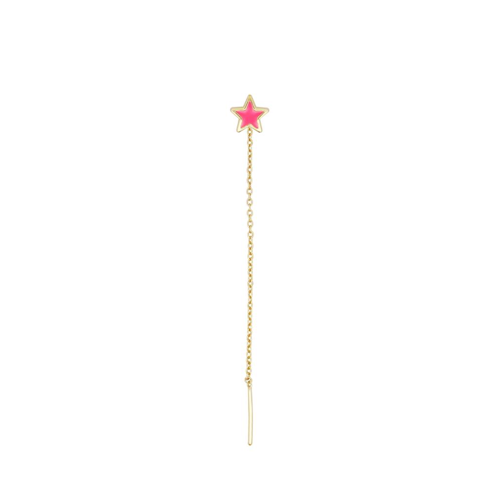 Mono Orecchino Rue Des Mille Stella Rosa - RUE DES MILLE