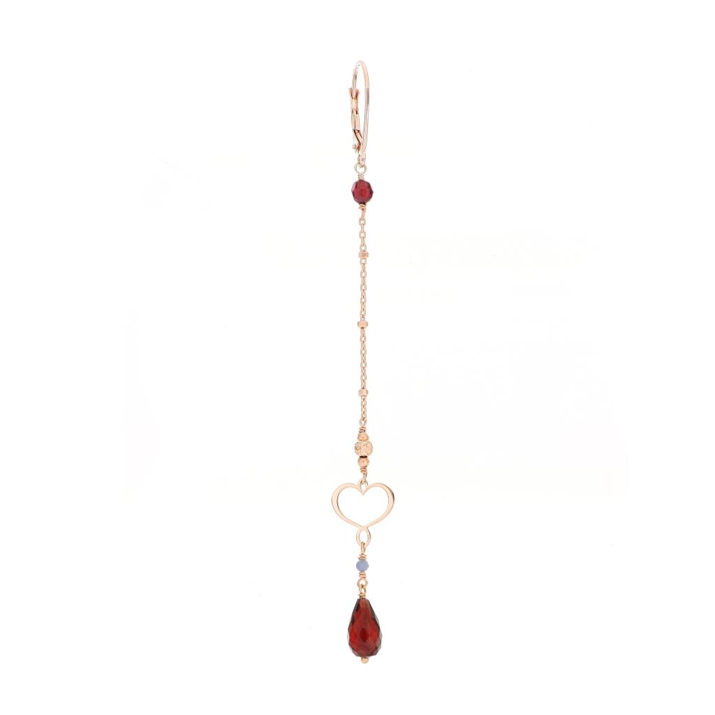 Orecchino Mono Maman Et Sophie con Cuore Maman - MAMAN ET SOPHIE