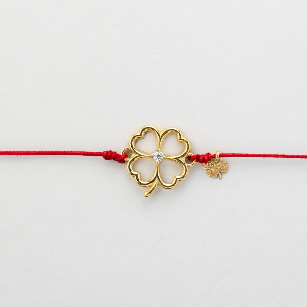 Bracciale Cordino Quadrifoglio Filo - VERSARI ACCESSORIES