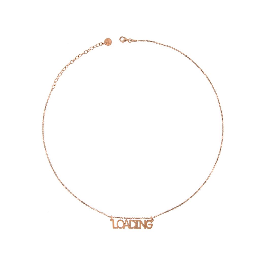 Collana Girocollo Rue des Mille scritta LOADING - RUE DES MILLE