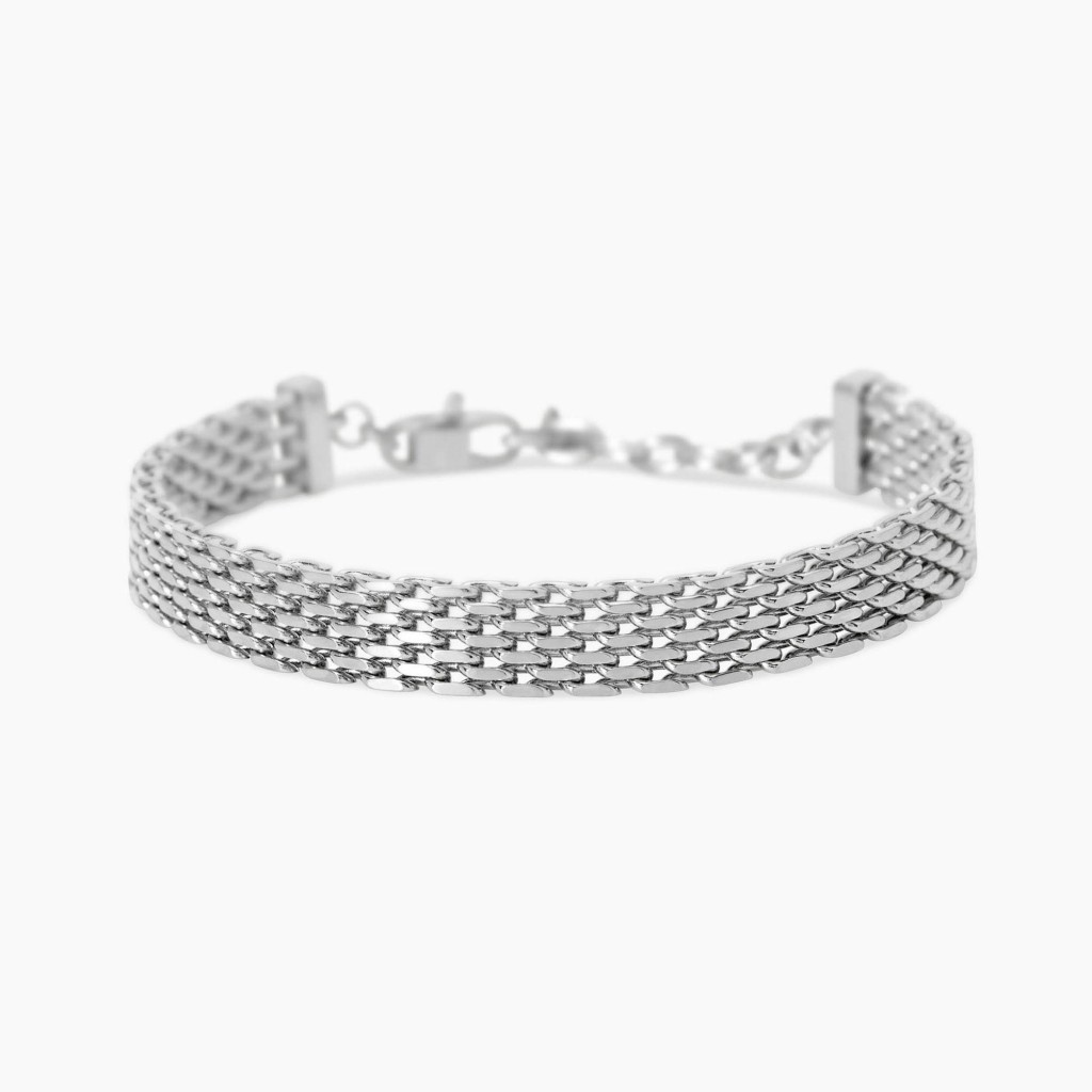 Bracciale regolabile con catena mesh - KIDULT