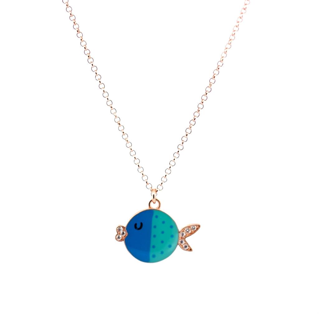 Collana Versari Pesce Azzurro - VERSARI ACCESSORIES