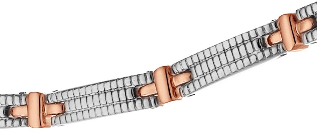 Bracciale Zancan da uomo acciaio pvd rosa - ZANCAN