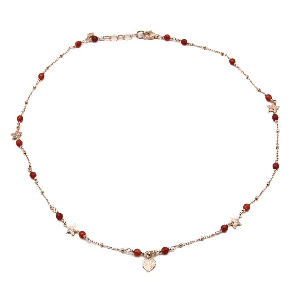 Collana Sacramore Firenze con Stelline e Cuoricino - SACRAMORE FIRENZE