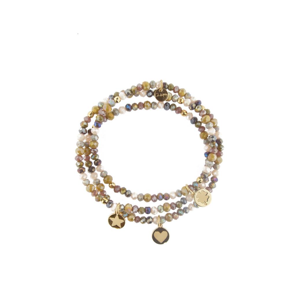 Bracciale/Girocollo Elastico Rue Des Mille Gipsy Chic Mix Foliage - RUE DES MILLE