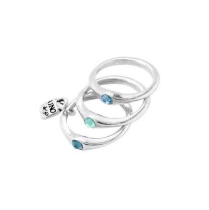 Anello uno De 50 Happy Blue - UNO DE 50